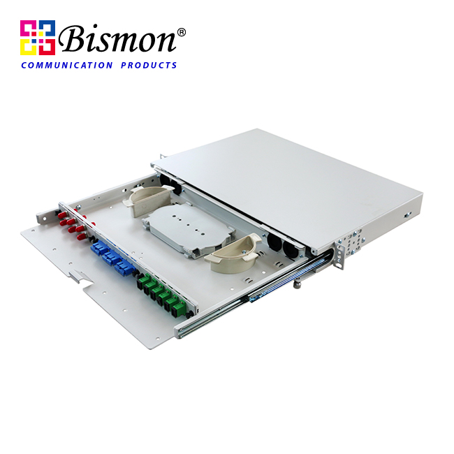 ODF-Rack-Mount-Fiber-Enclosure-1-U-Slide-Out-1-36-Port-Unload-กล่องเปล่า